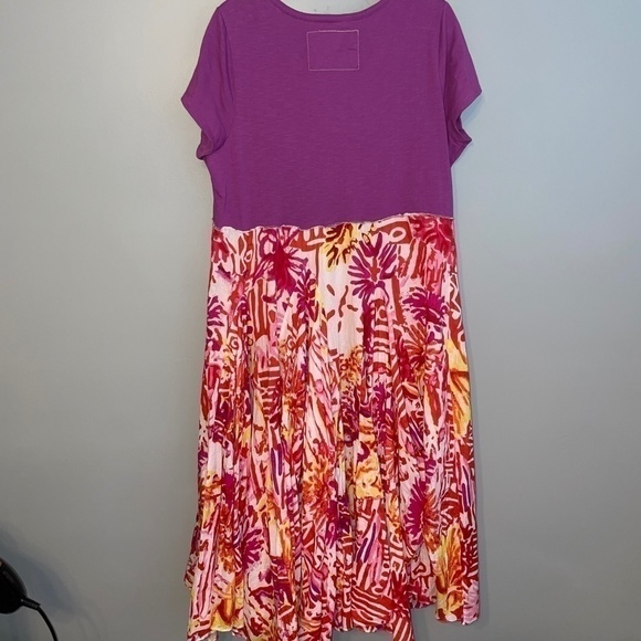 EUC Snazzies By Artwear Recycled Full Skirt Maxi Dress Handmade Size XL - Picture 6 of 7